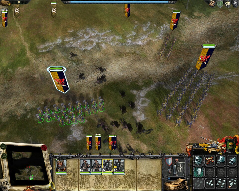 Massenschlachten in der Welt von Warhammer Fantasy gab es bereits 2006 in Warhammer: Mark of Chaos.
