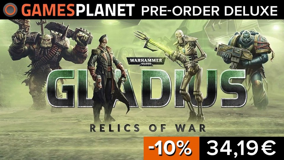 Warhammer 40,000: Gladius - Relics of War - Jetzt mit Bonus vorbestellen.