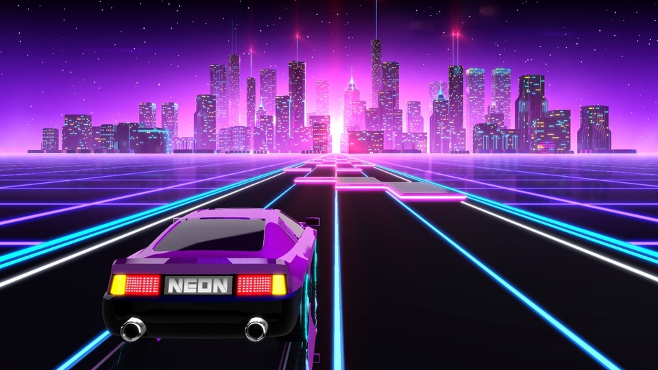 Was ist ... Neon Drive? - Synthiesounds, Neonlook und knallhartes Gameplay