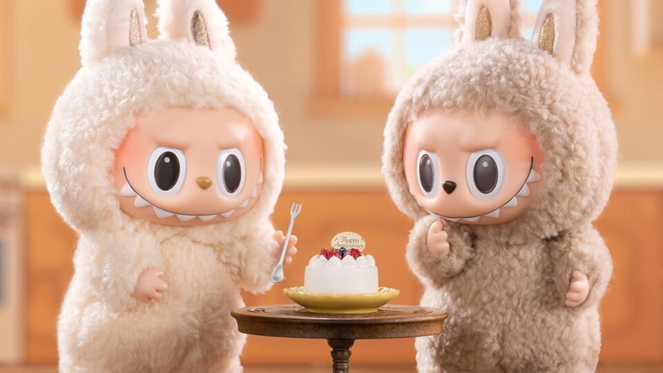 Auch wenn die Labubu-Figuren so aussehen, werden sie nicht Nachts mit einem Küchenmesser vor eurem Bett lauern. Bildquelle: AmazonPop Mart.