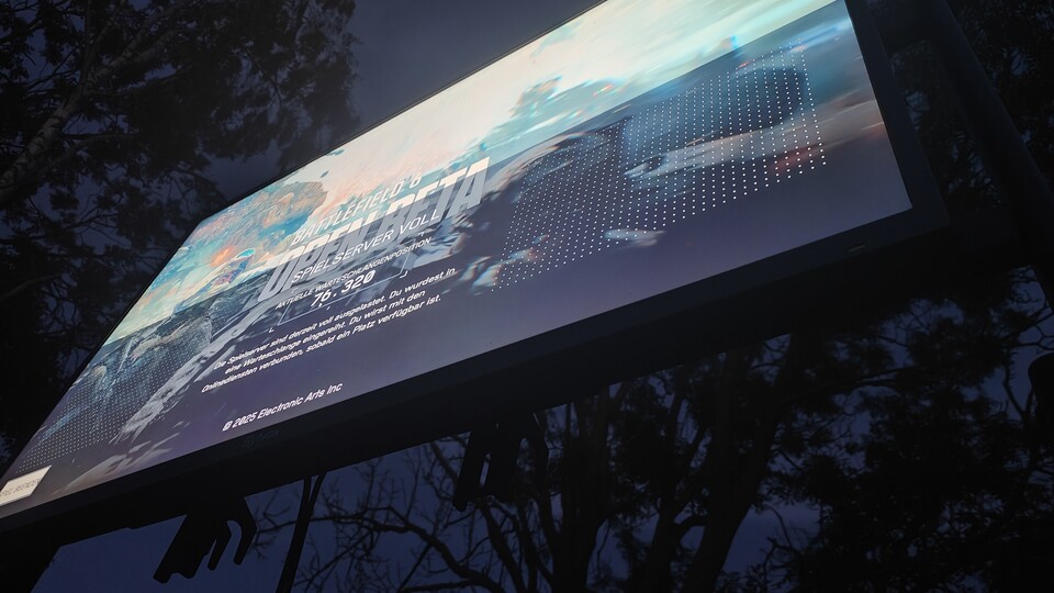 Auch von vorne betrachtet ist der Schwarzwert nicht viel besser als hier in der Nacktschneckenperspektive aus Bodennähe.