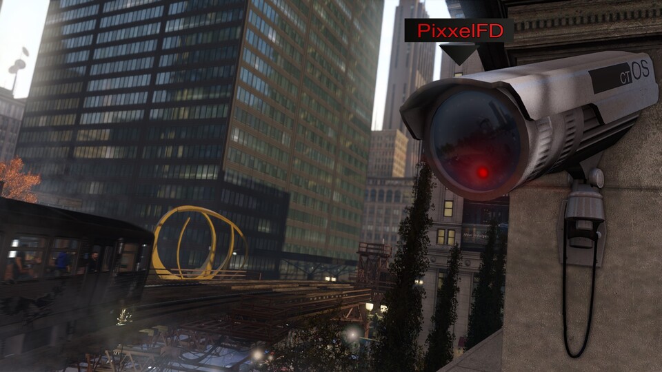 Auch Sicherheitskameras sind beliebte Hacking-Ziele und versorgen den Spieler mit taktischem Überblick und versteckten Einblicken.