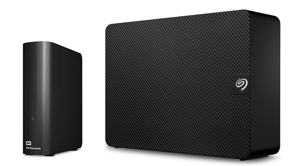 Eine externe Festplatte als zentraler Foto-, Video- und Dokumentspeicher, kann den Hauptspeicher eures Rechners ordentlich entlasten.