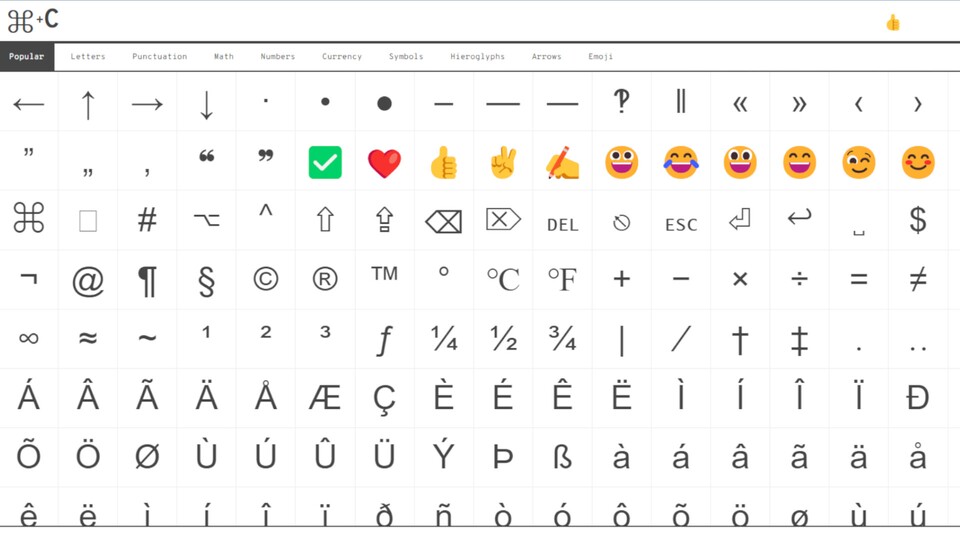 Alle Sonderzeichen und Emojis kann keine Tastatur der Welt abdecken - zum Glück gibt es CopyChar.