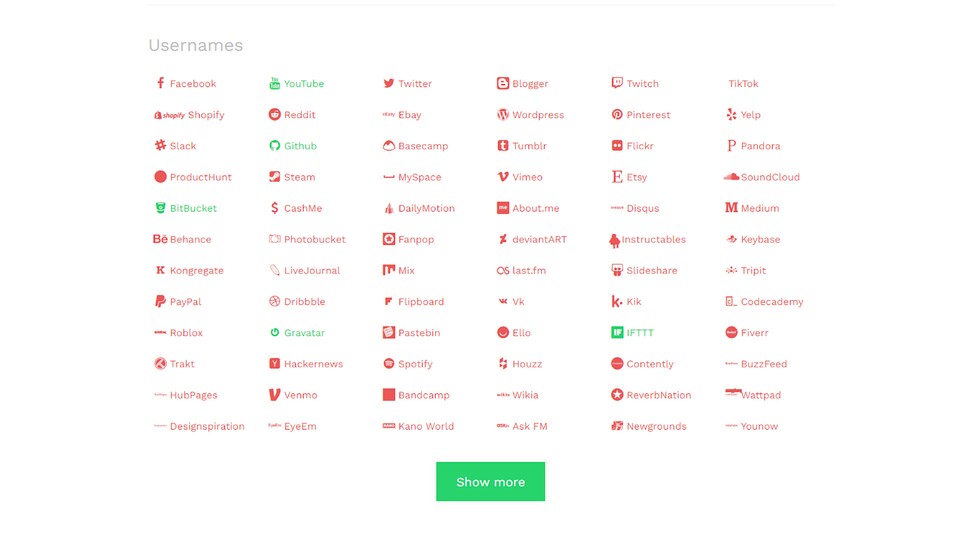Kein Herumärgern mehr bei der Registrierung - Namechk prüft automatisch, ob euer Username noch verfügbar ist.