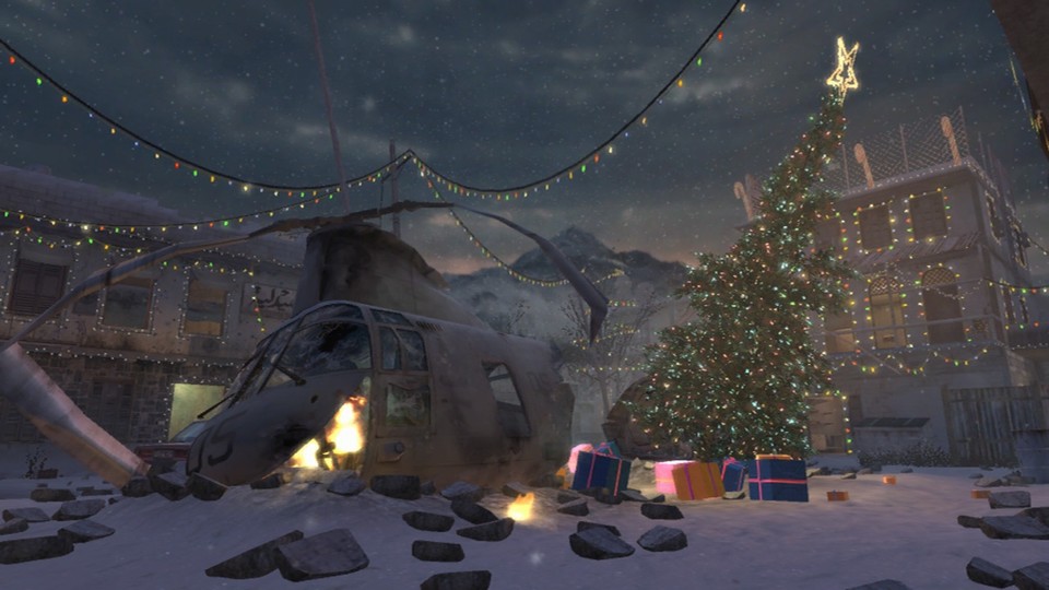 Die Weihnachtsversion der Karte »Crash« aus Modern Warfare.