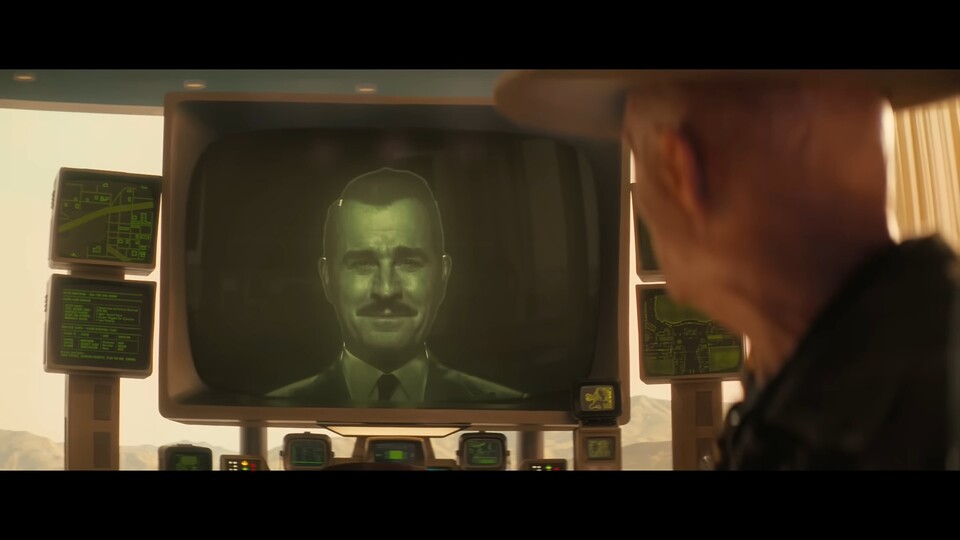House tritt in der Serie auch so auf, wie wir ihn aus den Spielen kennen. Als Gesicht auf einem Computerbildschirm.