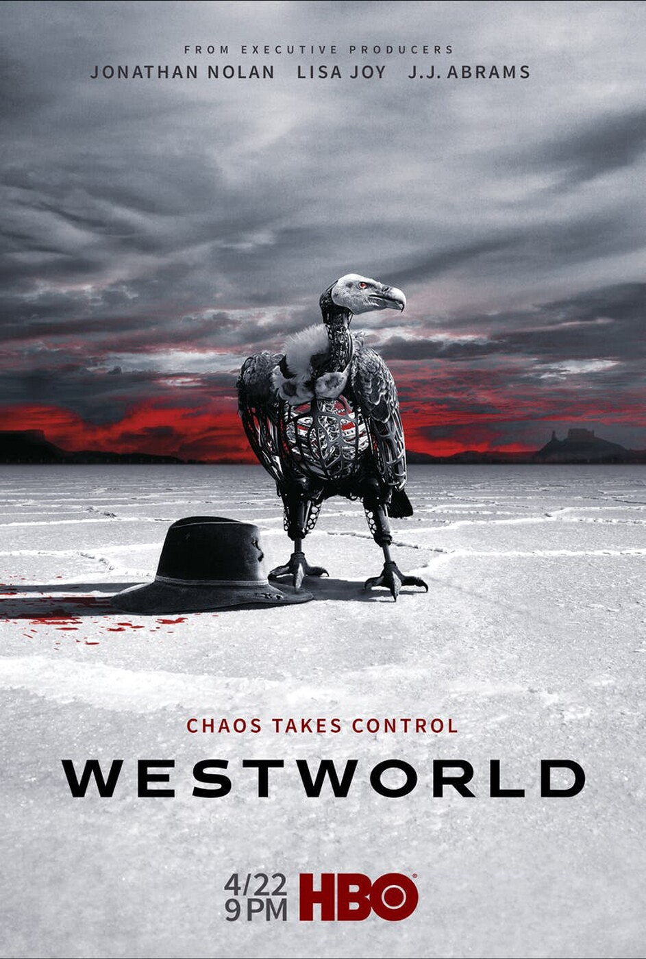 Das Poster zur 2. Staffel des Serienhits Westworld.