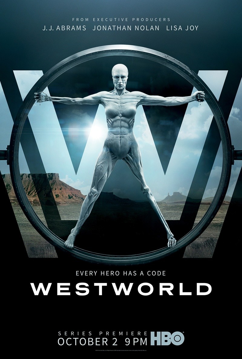 Poster zur neuen Serie Westworld.