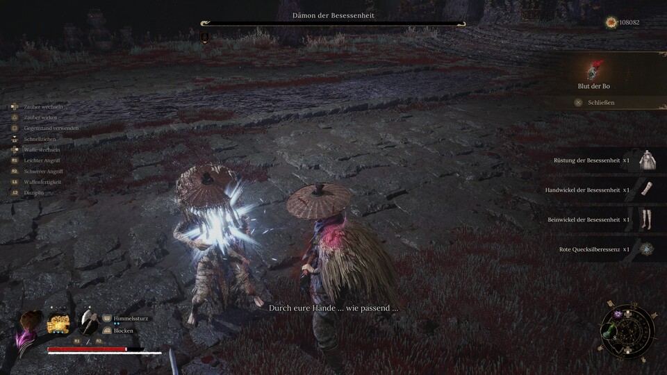 Das ist wahrscheinlich der härteste Kampf im Spiel oder der leichteste - je nach Build.