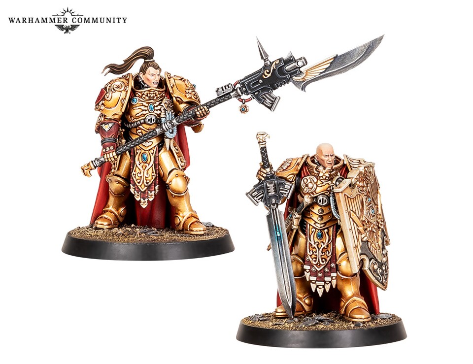 So sehen die weiblichen Custodes-Modelle aus.