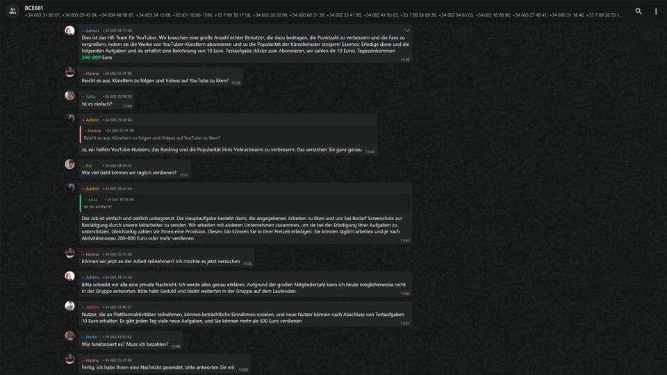 Beim Lesen des Chatverlaufs stellt man fest: Die Bots klingen fast menschlich. (Bildquelle: Maxe S., GameStar)