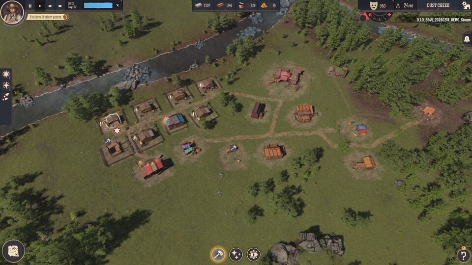 Es ist nicht so, als hätte es im Wilden Westen nicht auch grüne Wiesen und Wälder gegeben - aber das sieht für mich dann doch zu generisch aus.