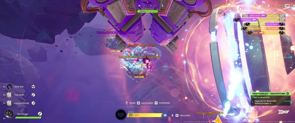 In einer anderen Partie haben wir ein richtig spannendes Finale erlebt - um das Schiff mit dem Artefakt zu stoppen, hat eine andere Crew es einfach gerammt.