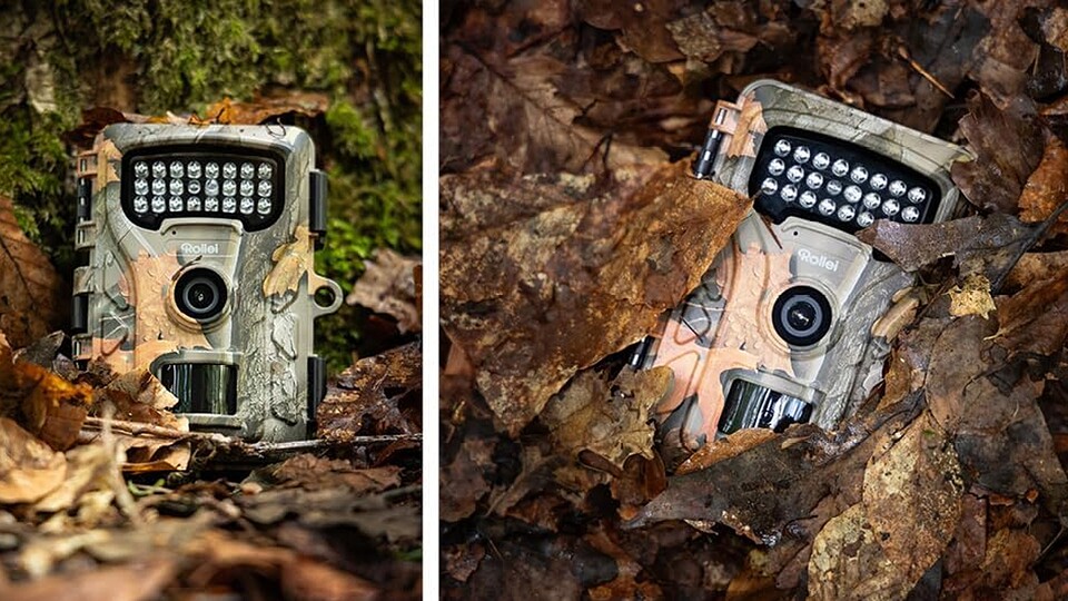 Dank des Anstrichs, ist die Kamera so gut wie nicht zu sehen.