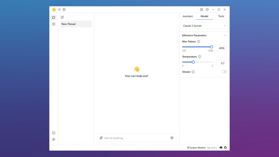 Windows: JanAI