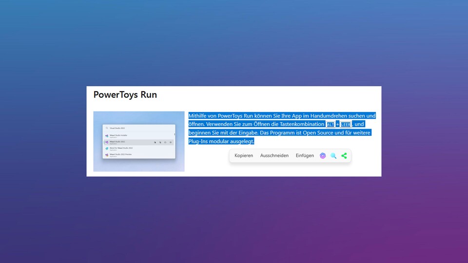 Wer lieber mit der Maus arbeitet anstatt auf Shortcuts zu setzen, wird dieses Tool lieben. Aber auch so kann es dank vieler Erweiterungen recht nützlich sein.