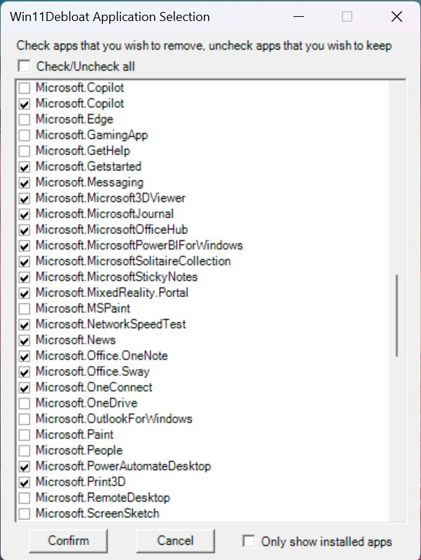 Mit dem Skript könnt ihr die meisten Windows-Apps schnell und einfach von eurer Festplatte werfen.