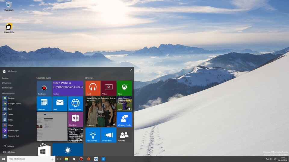Windows 10 erscheint am 29. Juli 2015.