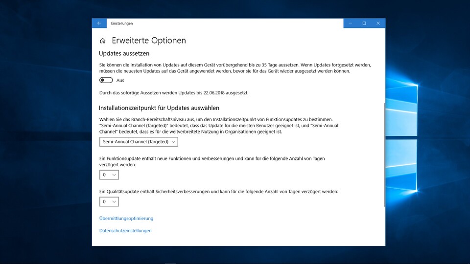 Windows 10 Updates Im Griff Deaktivieren Bandbreite Begrenzen And Mehr 9432