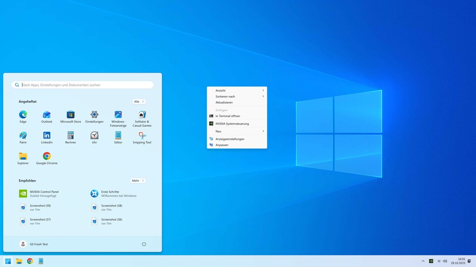Windows 11 angepasst