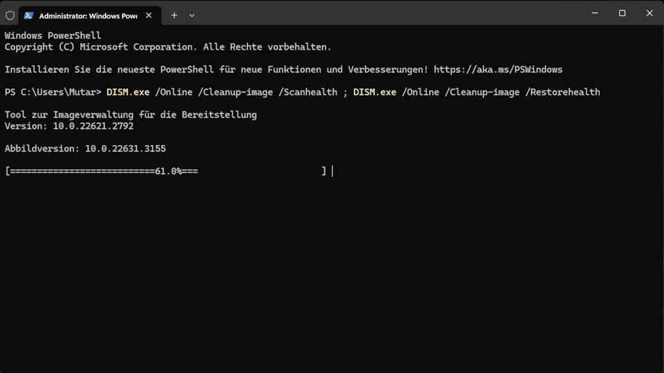 DISM ist eigentlich ein Tool für Systemadministratoren, kann Windows aber auch reparieren.