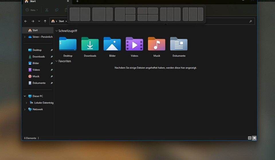 Ohne das Snap-Feature von Windows 11 wäre ich ab und zu fast aufgeschmissen. #WindowsMessi