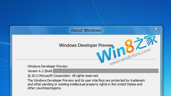 Ein Screenshot der Developer Preview von Windows 8.