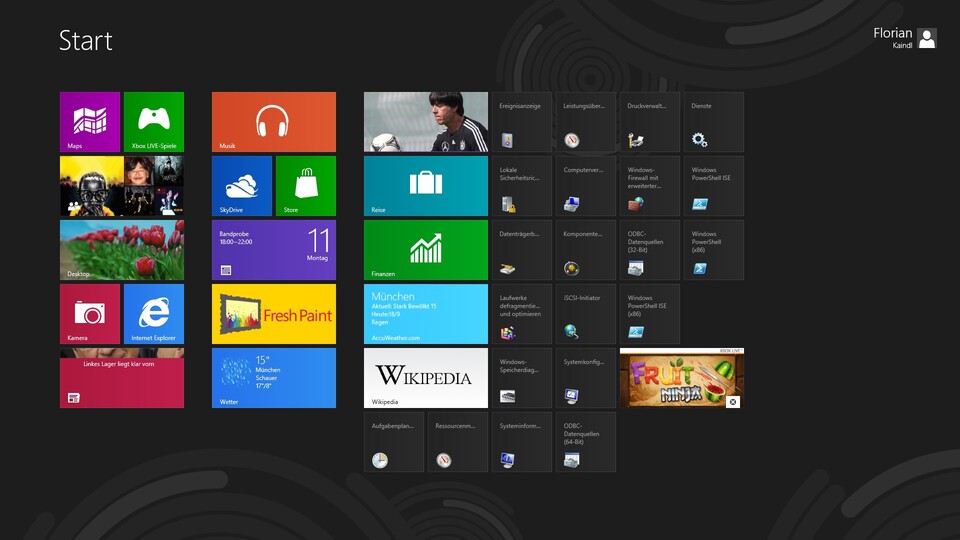 Das Metro-Interface von Windows 8 wird auch auf dem Desktop nicht mehr verschwinden.
