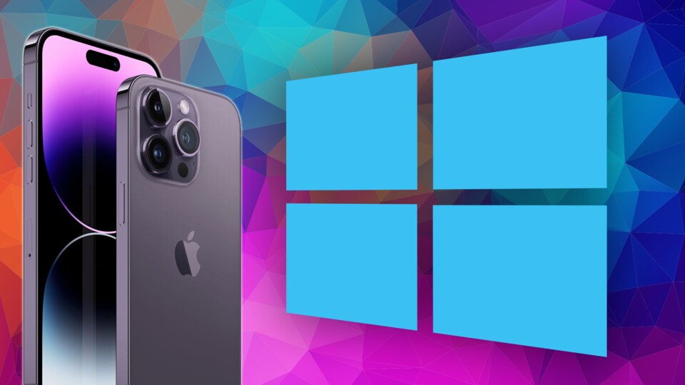Windows auf iPhone, iMacs und.. PCs? (Bild: Pixabay - DavidRockDesign | Microsoft | Appel iPhone)