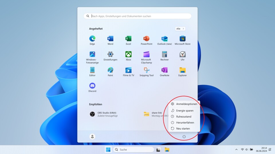 Wenn ihr den Raum verlasst, könnt ihr den PC flott in den Ruhezustand versetzen, damit er nicht unnötig Wärme erzeugt. Wenn ihr nur surft oder Filme schaut, helfen auch energiesparende Einstellungen für CPU und GPU.