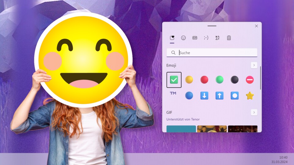 Um Emojis am Browser zu verwenden, gibt es ein eigenes Menü. (Quelle: stock.adobe.com - ProStock Studio)