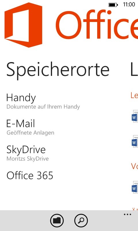 Eines der Alleinstellungsmerkmale von Windows Phone 8 ist das integrierte Office.