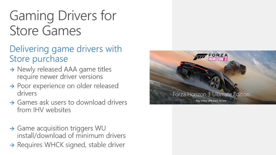 Der Windows Store soll auch Treiber für Spiele anbieten. (Bildquelle: Microsoft)
