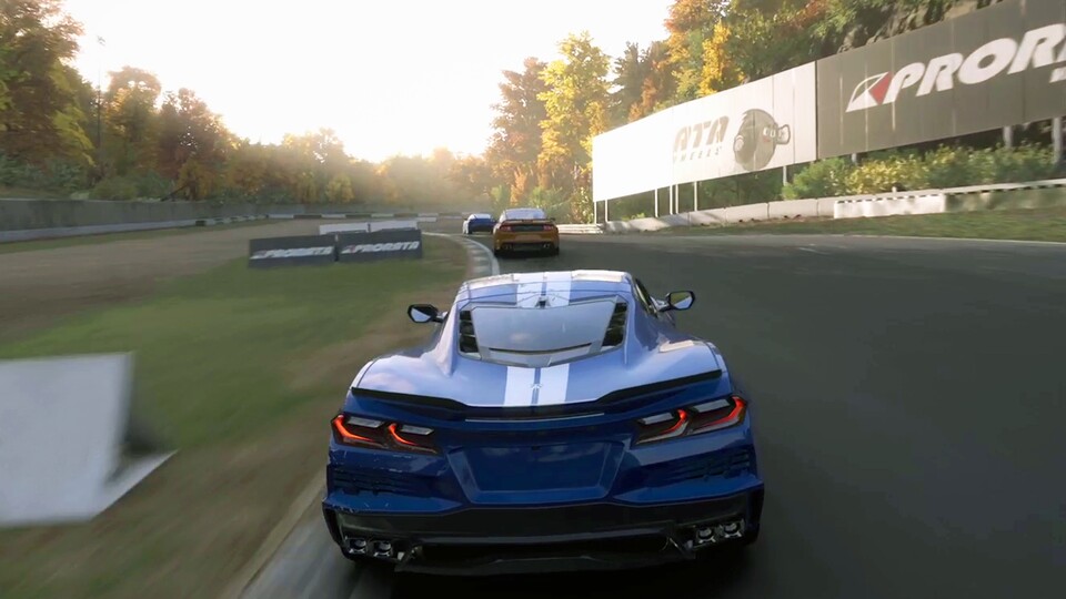 Wir fahren uns in Forza Motorsport auf Maple Valley warm