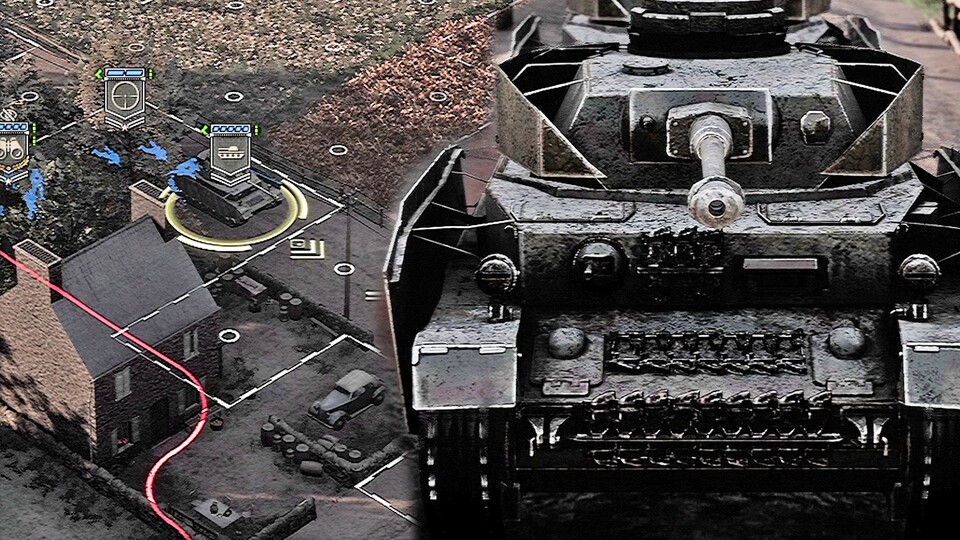 We are advancing with German tanks in Headquarters: World War 2