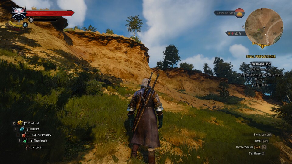 Sanderosion in the Witcher 3