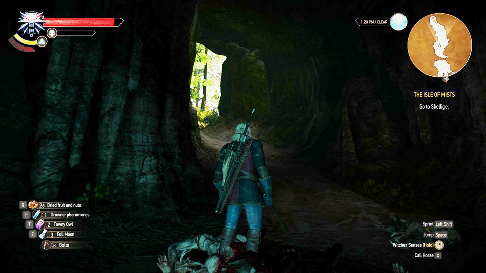 Alle Höhlen in The Witcher 3 sind komplett von Hand aus einzelnen Steinen gebaut.