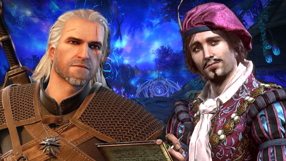 Geralt und Rittersporn findet ihr zwar nicht in Person, dafür werden die beiden von zwei anderen Gestalten vertreten.