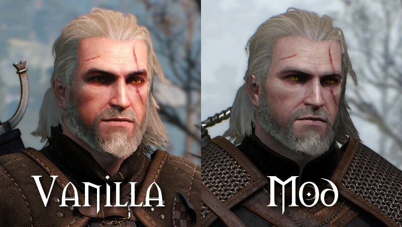 Wer Geralt ein wenig bleicher und kränklicher haben möchte, ist hier richtig.