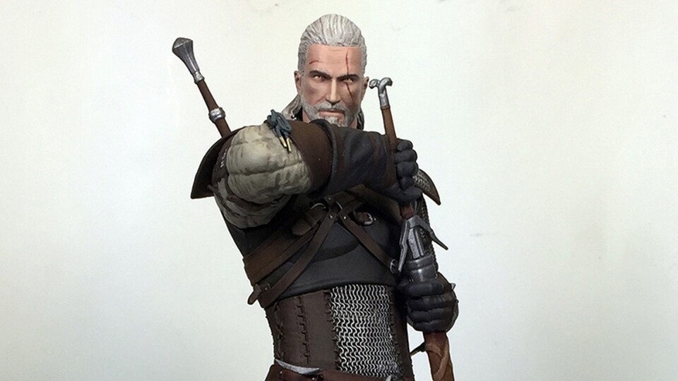 Die erste von einer ganzen Reihe von Witcher-Sammelfigur wird natürlich Geralt gewidmet sein.