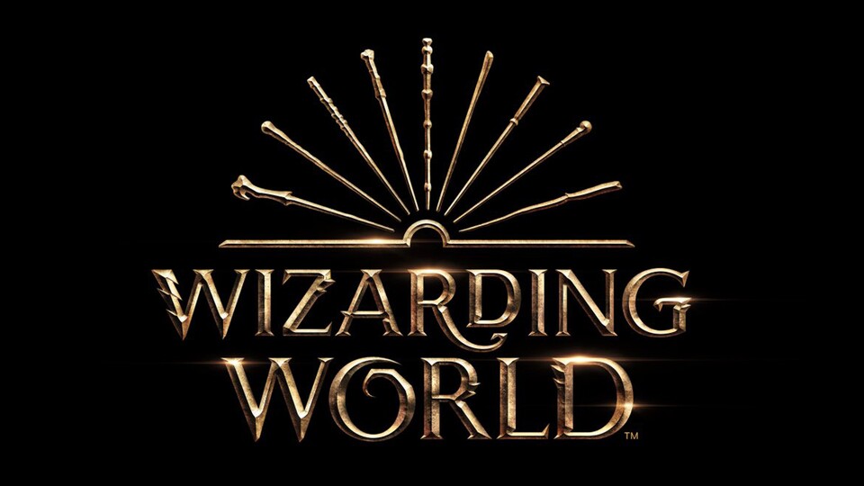 Wizarding World: Das Logo zum neuen Film Universum vereint mit den 9 Zauberstäben die beiden Filmreihen Harry Potter & Phantastische Tierwesen.
