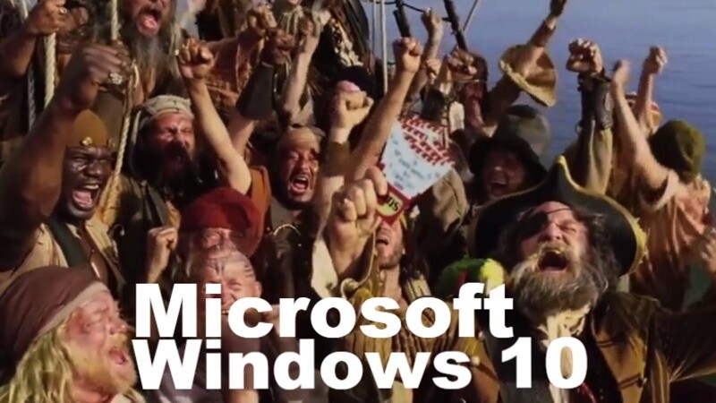 Zu früh gefreut - Windows 10 bleibt nach einem Upgrade von einer Raubkopie weiter eine Raubkopie.