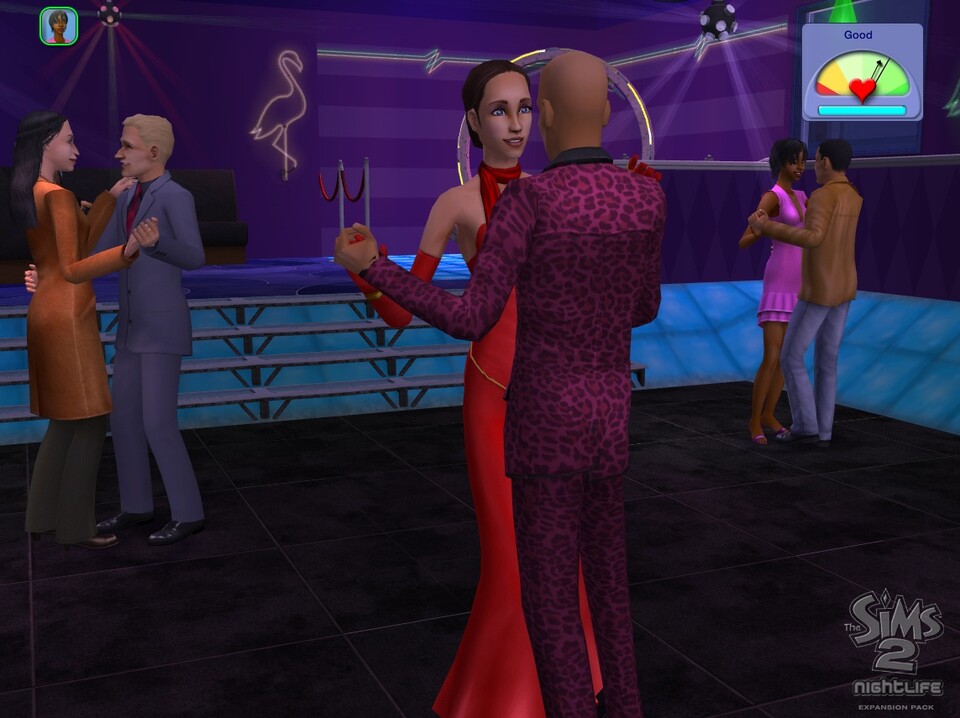 Ist das Liebe? In Spielen wie Die Sims 2: Nightlife funktionieren Beziehungen nach mechanischen »Was mag sie, was mag er?«-Regeln. Wer den Partner effektiv bearbeitet, schafft eine Beziehung.