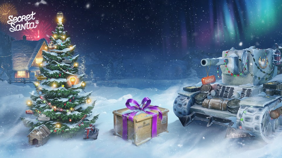 World-of-Tanks-Spieler müssen zum Event ihren Weihnachtsbaum dekorieren, um Belohnungen zu bekommen.