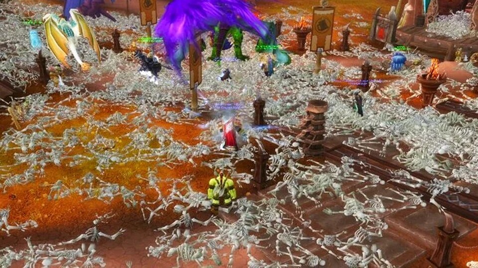 Die Straßen von Orgrimmar und Eisenschmiede wurden zu regelrechten Massengräbern.