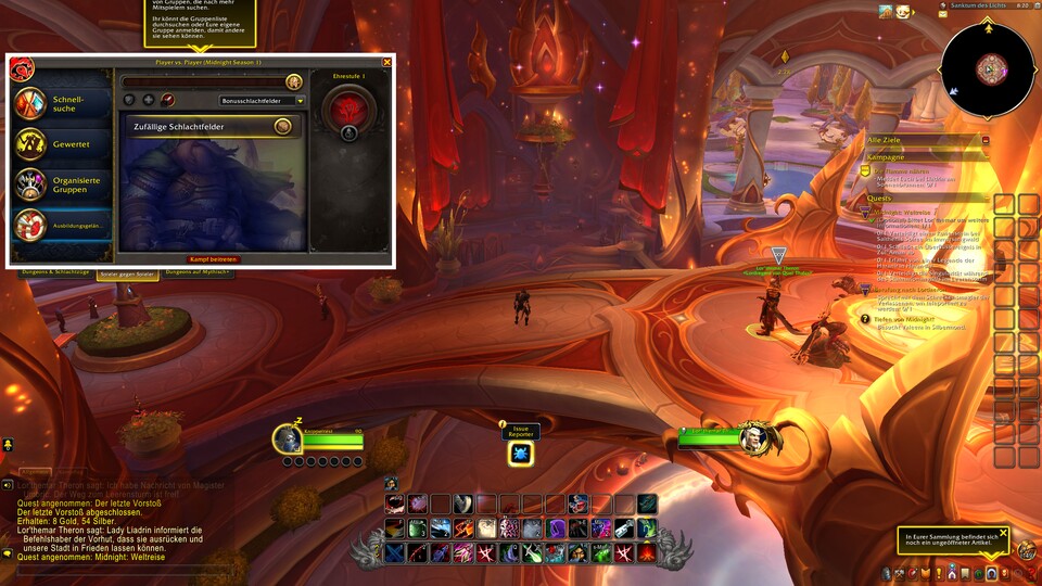 Übung macht den Meister: Zeigt den NPCs im Ausbildungsgelände, wer das Sagen hat und macht euch mit den PvP-Mechaniken vertraut.