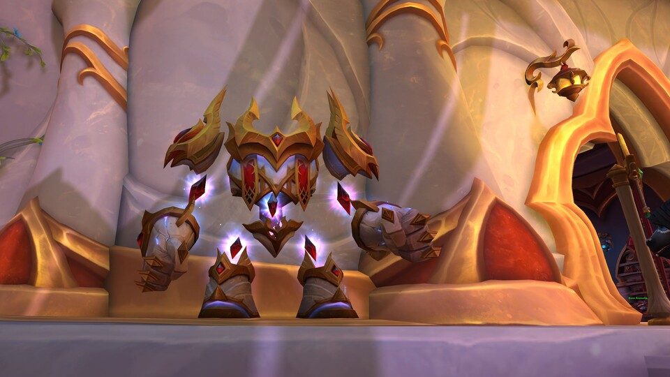 Wenn ihr die Reise abschließt, bekommt ihr den schicken Golem im Blutelfen-Look.