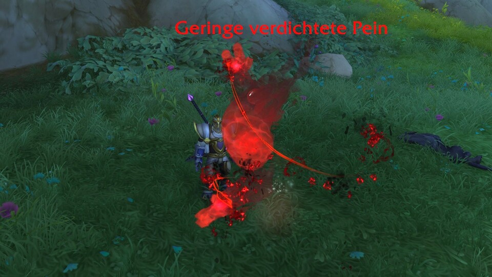 Mit der verdichteten Pein könnt ihr die schädlichen Debuffs wieder loswerden.