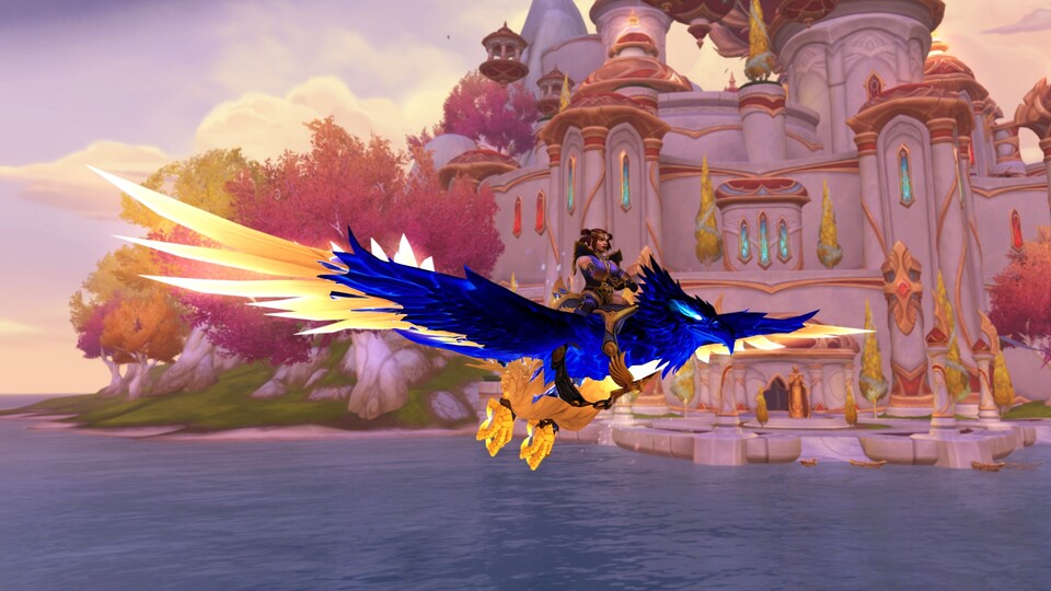 Dieses schicke Vogel-Mount könnt ihr als Belohnung im letzten Raid abgreifen.